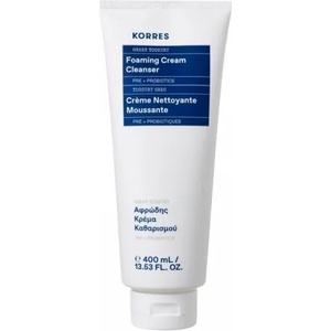 KORRES Измиваща пяна крем за лице Гръцки Йогурт, Korres Greek Yoghurt Foaming Cream Cleanser 400ml