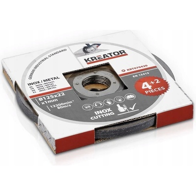 Rezný kotúč Kreator KRT070420 125mm, 6ks