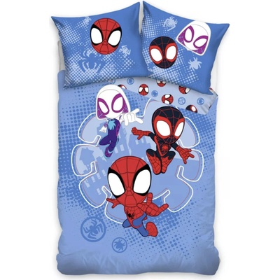 Carbotex bavlna obliečky Spidey Malí Hrdinovia 140x200 70x90