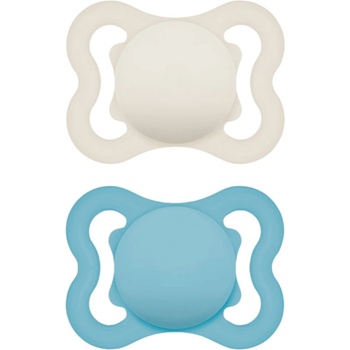 MAM Supreme 0m+ биберон Turquoise/ Beige 2 бр