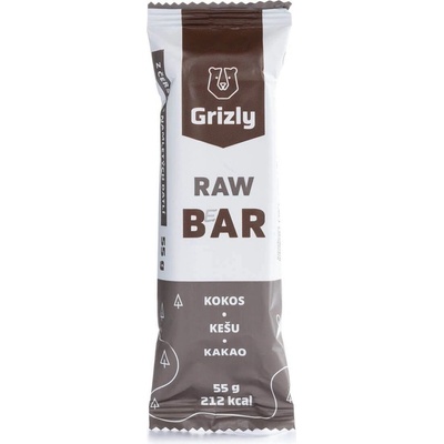 Grizly RAW Bar 55 g – Zbozi.Blesk.cz