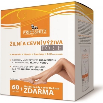 Priessnitz Žilní a cévní výživa Forte 60 tobolek
