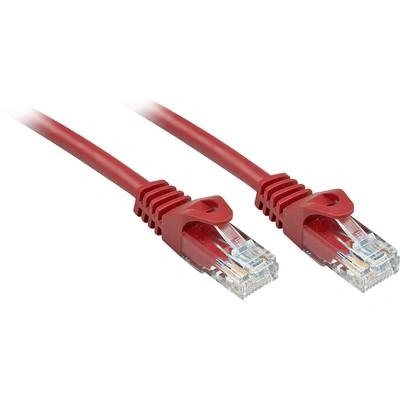 Lindy RJ-45/RJ-45 Cat6 0.5m мрежов кабел Червен 0, 5 м U/UTP (UTP) (48181)