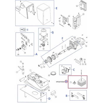SPEG070A00 kit - Transformátor a DPONTE-B.2830