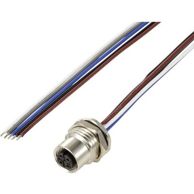 TRU COMPONENTS Vestavná zásuvka pre čidlo/aktuátor, TC-12833068, piny: 5, 0.5 m, 1 ks