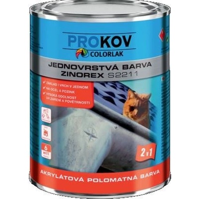 Colorlak Zinorex S 2211 bílá šeřík 3,5L