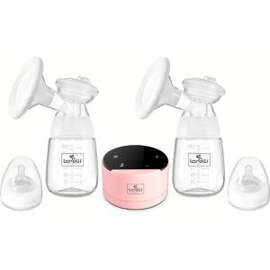 Lorelli ДВОЙНА ЕЛ. ПОМПА daily comfort pink & black (10220590004) - tary