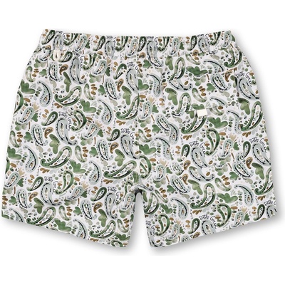 Pretty Green Бански гащета Pretty Green Men's Aquarelle Swim Shorts - Stone