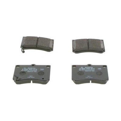 BOSCH Sada brzdových platničiek 0 986 460 974