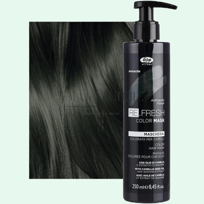 Lisap Professional Milano Lisap Тонираща подхранваща маска без амоняк - Антрацит 250 мл. Re. Fresh Color Mask (131405)