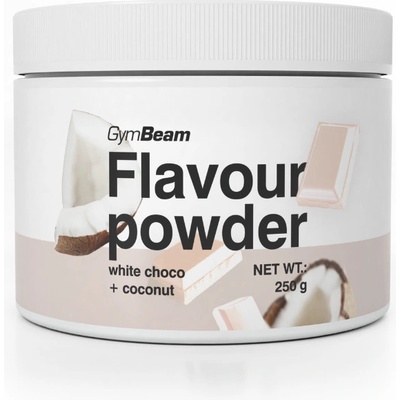 GymBeam Flavour 250 g biela čokoláda kokos