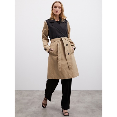 ZOOT. lab Дамски тренчкот в черно и бежово ZOOT. lab Gutta ZOOT. lab | Bezhov | ЖЕНИ | XXL