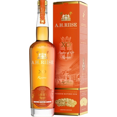 A.H. Riise X.O. Ambre d'Or Reserve 42% 0,7 l (kartón)