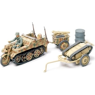 Tamiya 32502 Kettenkraftrad w Cart+Goliath 1:48