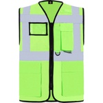 Korntex hi-vis kxmf berlin / Светлоотразителна многофункционална жилетка - лаймово зелена s (76kxmf04201)