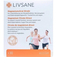 Livsane Magnesium Citrát Direct vrecúška s obsahom granulátu 30 ks