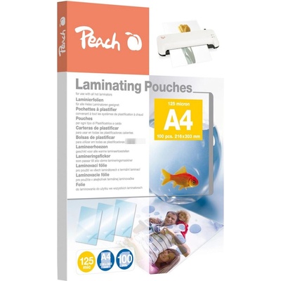Peach Peach фолио за ламиниране A4 125mic PP525-02 гланцирано, 100 броя (PP525-02)