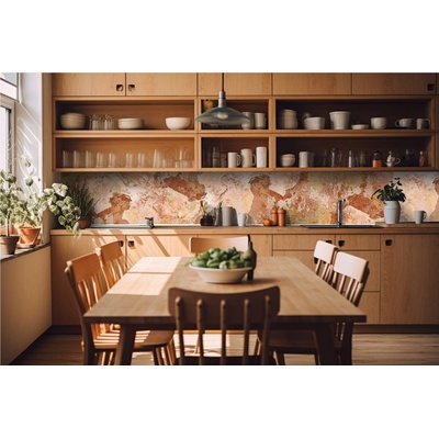 DIMEX ART Фототапет за кухня - напукана мазилка 420 x 60 см