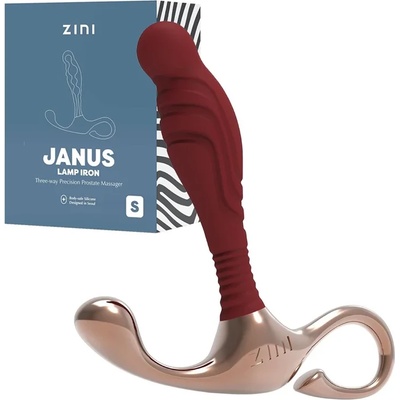 Простатен масажор с перинеум стимулатор, 10, 4см. - Zini Janus Lamp Iron S (ZINI000004)