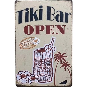 Ceduľa Tiki Bar Open