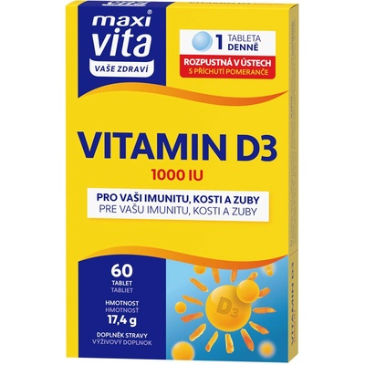 Vitar Maxivita Vitamin D3 60 tablet