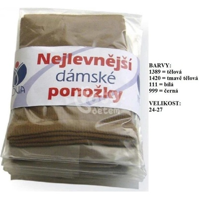 Dámské silonové ponožky A090 1ks b.1389