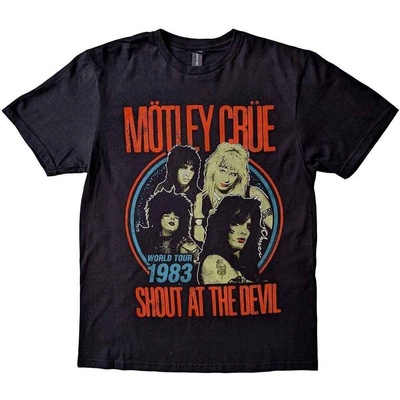 Mötley Crüe Vintage World Tour Devil Black XL Риза (MOTTEE21MB04)