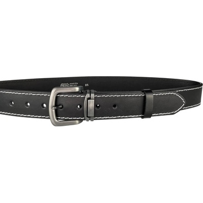 Penny Belts kožený opasek 09-1B-60 černý