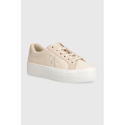 Маратонки Calvin Klein Jeans BOLD VULC FLATF LOW MIX ML MTR в бежово YW0YW01492 (YW0YW01492)