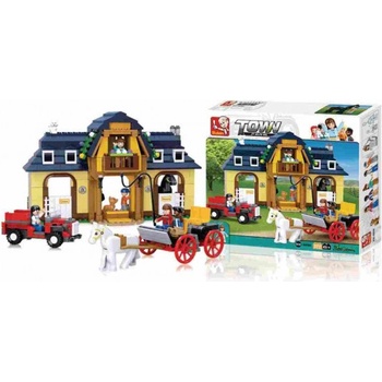 Sluban B0560 Town Koňská farma 525 ks