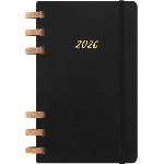 Moleskine Germany Moleskine 12 Monate Planer mit Spiralbindung, L/A5, Weicher Einband, Schwarz