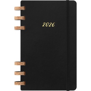 Moleskine Germany Moleskine 12 Monate Planer mit Spiralbindung, L/A5, Weicher Einband, Schwarz