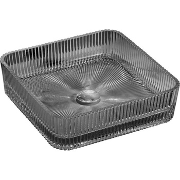 Mexen Nira стъклена умивалник за плот 39 x 39 см, черна - 24203970 (24203970)