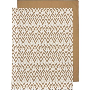 Meyco Baby Чаршаф за бебешка кошара Meyco Baby - 75 х 100 cm, 2 броя, Sand/Toffee (443076) - baby
