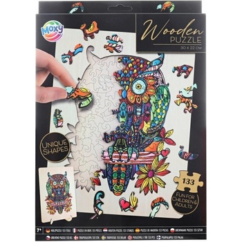 GRAFIX Obrysové Sova 133 dielov