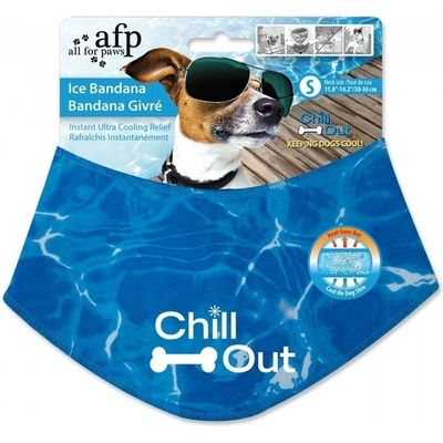 AFP Ice Bandana chladiaca šatka M 38-46 cm modrá