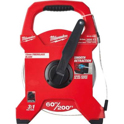 Milwaukee Dlouhé měřicí pásmo ze skleněných vláken 60 m/200 ft 48225360