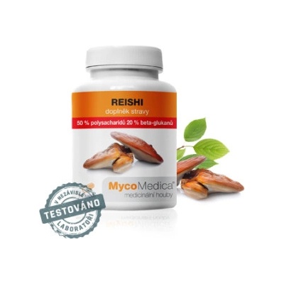 Mycomedica - TCM POINT s.r.o. MycoMedica Reishi 90 kapslí (50% koncentrace polysacharidů)