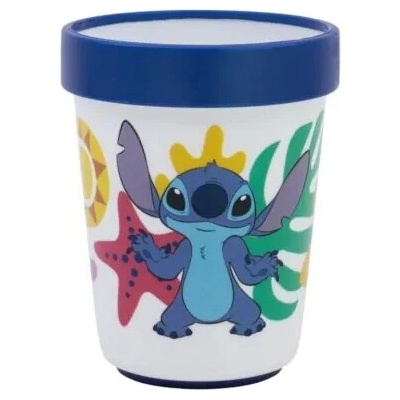 STOR Plastový kelímek Stitch protiskluzový 260 ml