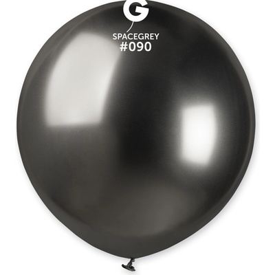 Svet balonku Balónik chrómový šedý 48 cm