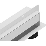 Mexen Flat Wall линеен стенен сифон 2в1 120 cm, бял - 1230120 (1230120)