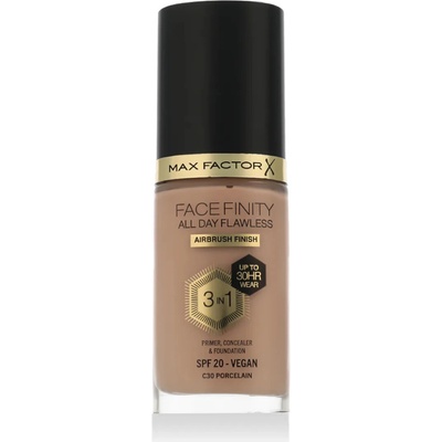 Max Factor Facefinity 3v1 All Day Flawless make-up 30 Porcelain 30 ml