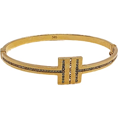 VipGold Златна дамска твърда гривна 8.75 гр (grt008)