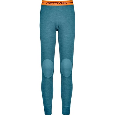 Ortovox Rock n Wool Long Pants dámské spodky aqua blend