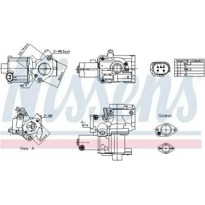 NISSENS AGR ventil NIS 98199