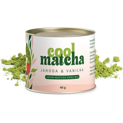 ManuTea Cool Matcha Jahoda & Vanilka dárková dóza 40 g