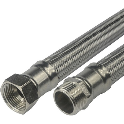 Klum, Hadica pripojovacia nerez 24x34, MxF, 1"x1", 30 cm CR615G