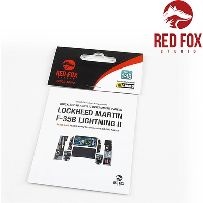 Kitty Hawk Red Fox Studio Kft. F-35B Lightning II for kit 1:48