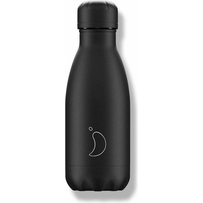 Chilly's Bottles Termoláhev celá černá edice Original 260 ml