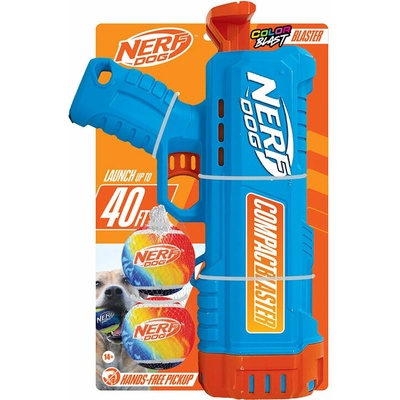 Nerf Dog kompaktný blaster a 2 ks tenisových loptičiek bez pískadla 30 cm
